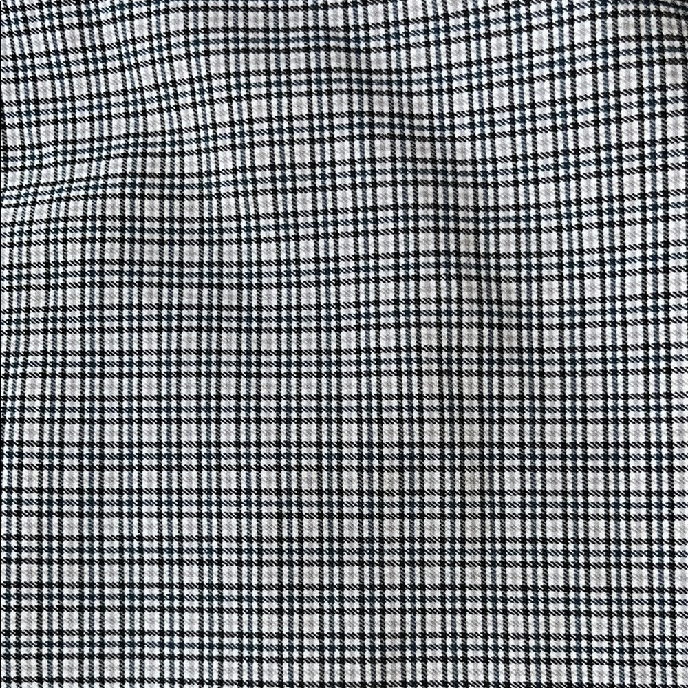 Tribal Black and White Ankle-Length plaid Pants - Picture 2 of 2